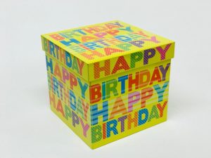 Cube happy birthday
