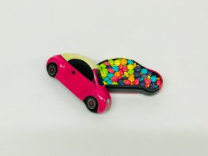 Mini voiture Bubble rose