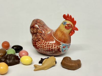 Poule métal