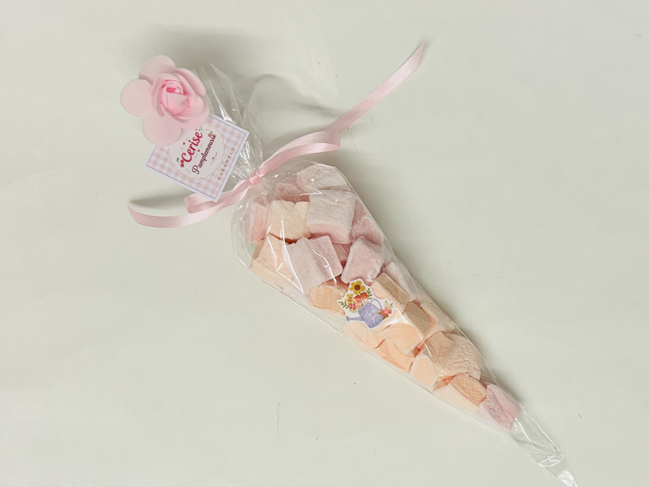 Cornet guimauve artisanale "Merci Maîtresse" – Image 3