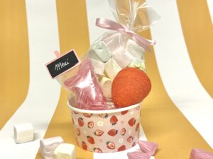 Petit pot glace fraise